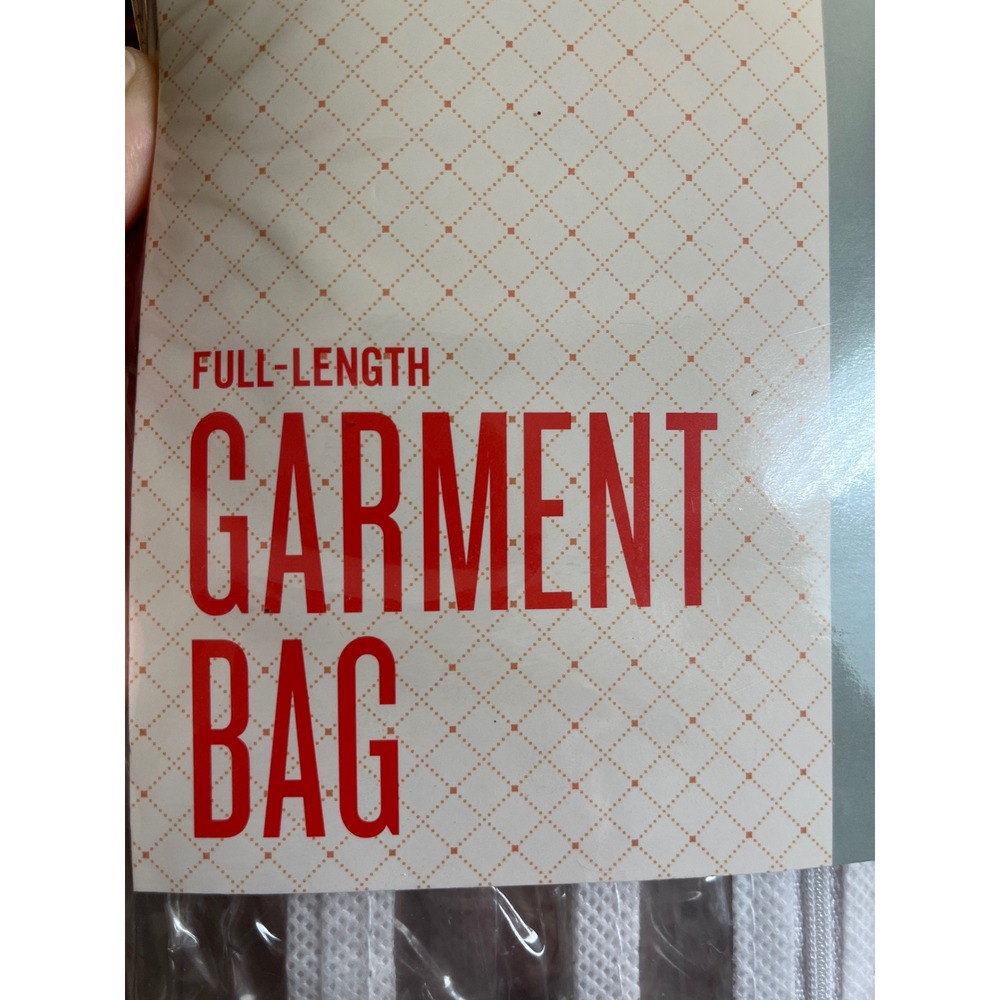 Martha Stewart Everyday‎ Full Length Garment Bag VINTAGE Clear Kmart - Picture 3 of 5